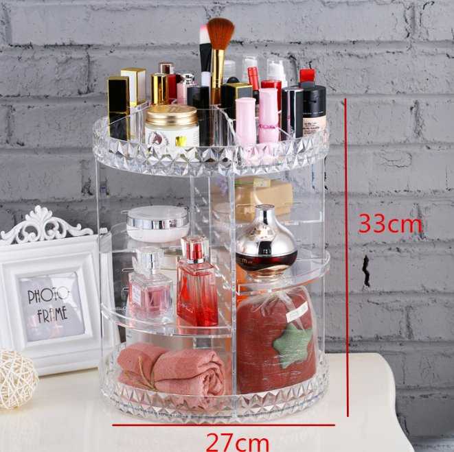 Diamond wave Makeup Organizer Accessories