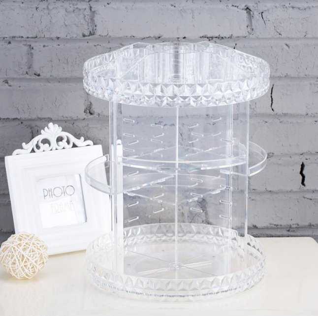 Diamond wave Makeup Organizer Accessories