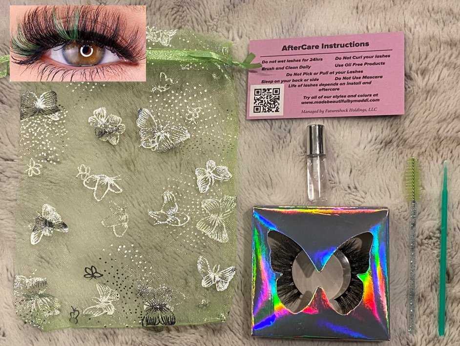 Green Accents EyeLash Package All Products