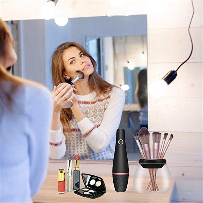 Makeup brush cleaner electric - Made Beautiful by Maddi