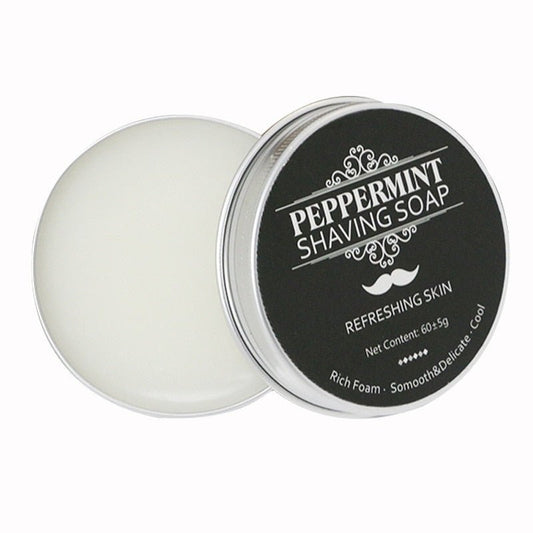 Men's Scented Mint Shaving Soap - Made Beautiful by Maddi