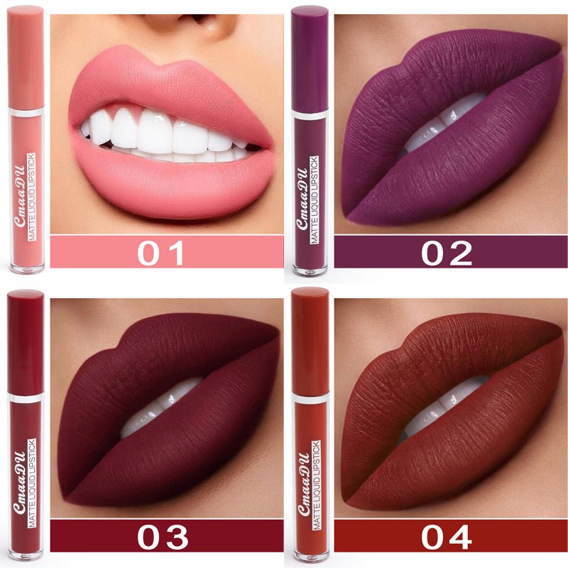 Non-stick Waterproof Matte Lipstick - Made Beautiful by Maddi